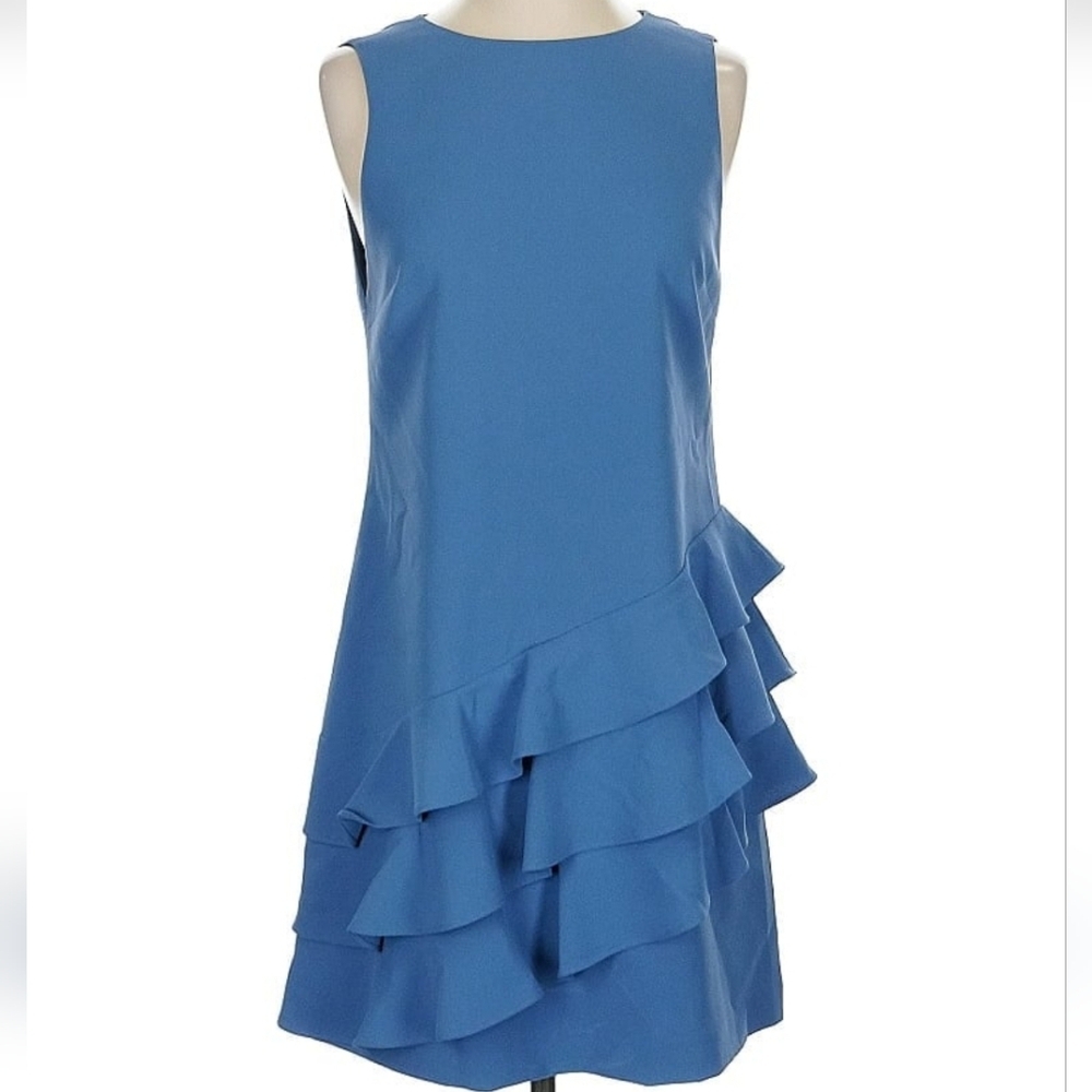 Alice+Olivia Asymetrical Mini Sheath Dress Size 4
